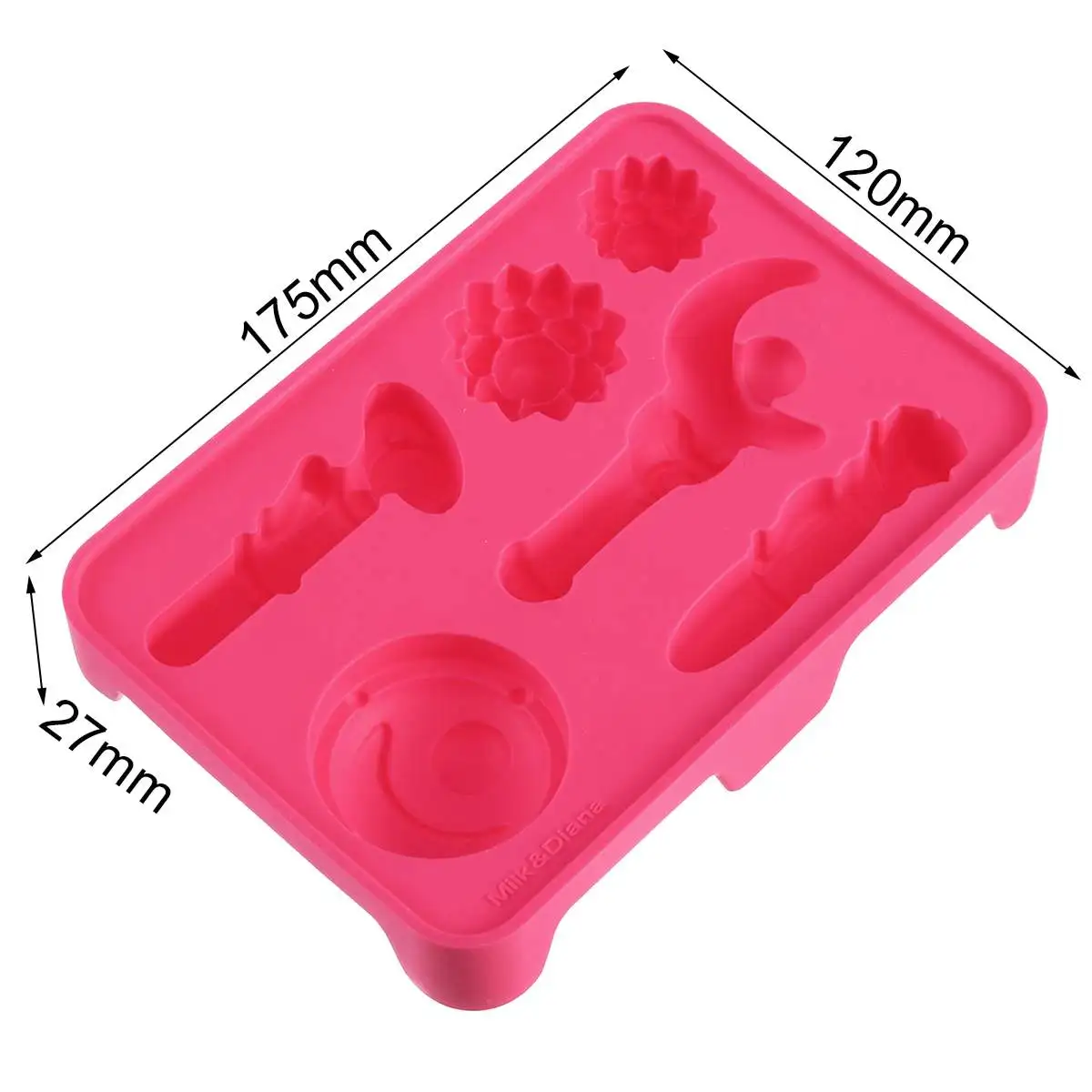 sailor moon Stick Ice Cube Tray Great Mold for Chocolate Candy Jello and Soap