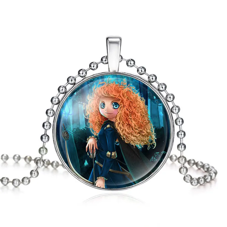 Disney из мультфильма «Холодное сердце», детское ожерелье, платье принцессы Софии, с бантом, для куклы аксессуары, платье для девочек, подарок на день рождения косметический Женский свитер ювелирные изделия - Цвет: 12