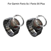 Zegarki chroń pierścień Bezel stylizacja obudowa do klawiatury pokrywa dla Garmin Fenix 5X zegarek pierścień odporne na zadrapania Case dla Garmin Fenix 5X 5x Plus tanie tanio DICTAC CN (pochodzenie) ROUND Scratch Proof bezel suit for Garmin Fenix 5x Garmin Fenix 5X Plus Unisex Moda casual Zegarek twarze