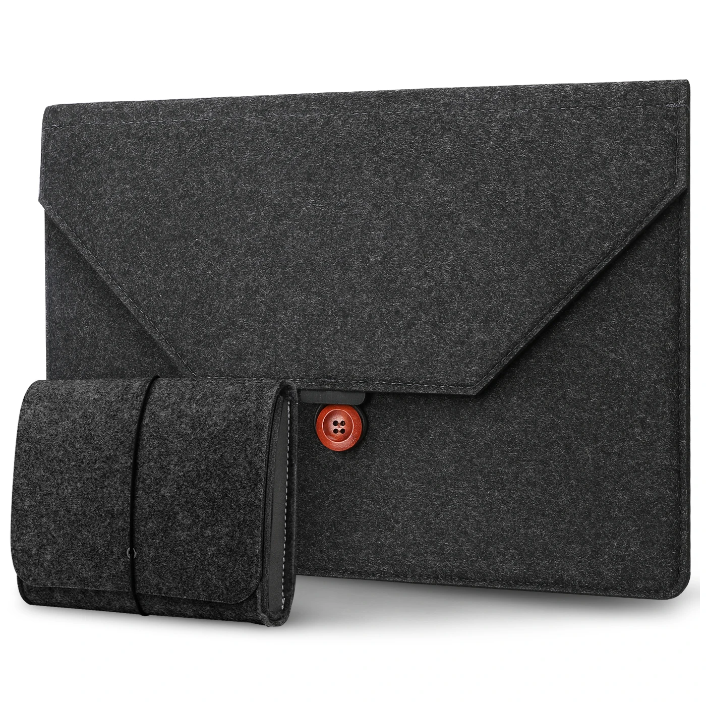 13-13.3 Laptop Sleeve Bag Felt with Extra Storage Pouch/Small Accessory Ultra Light Slim Computer Tablet Case Cover | Компьютеры и