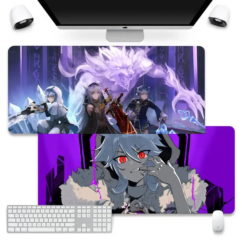 Razor Genshin Impact anime Customized laptop Gaming mouse pad Company XL Large Keyboard PC Desk Mat Takuo Anti-Slip Comfort Pad |