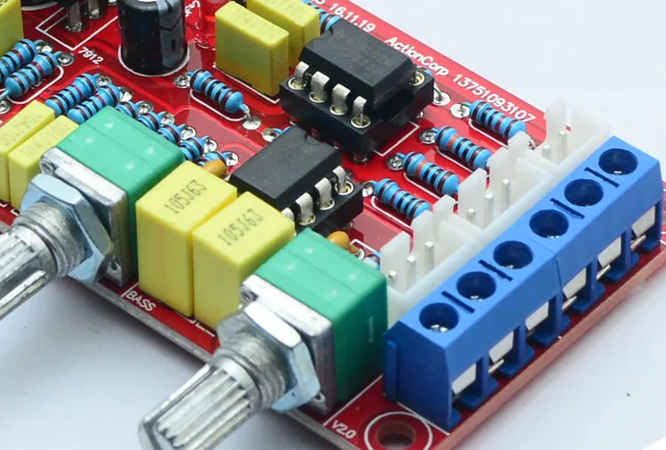 CIRMECH NE5532 OP-AMP HIFI Amplifier Preamplifier Volume Tone EQ Control Board DIY KIT and finished product sub amp