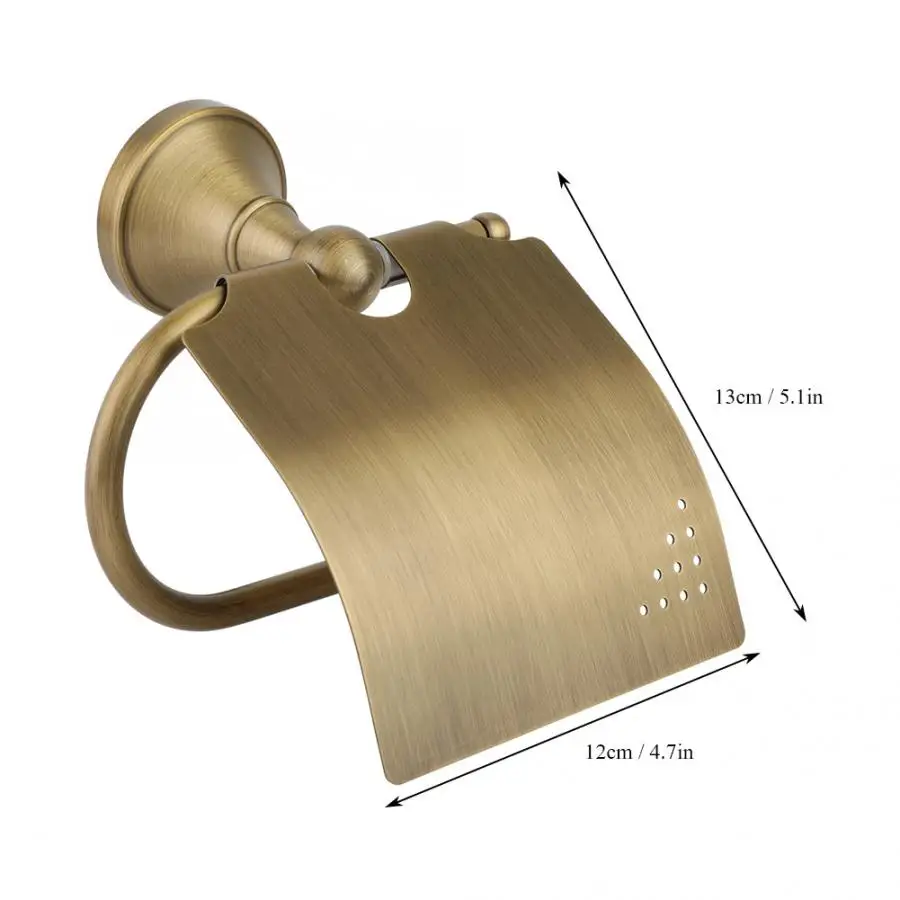 Ttoilet Paper Storage Antique Brushed Bathroom Roll Paper Paper Towel Hanging Storage Rack Accessories Paper Towel