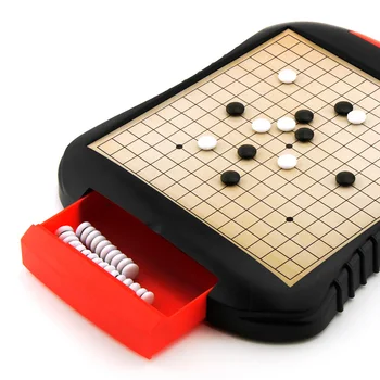 

Magnetic Chess Logistic Thinking Interactive Play Kids Educational Toy Interesting Game Foldable Board Early Learning Gomoku