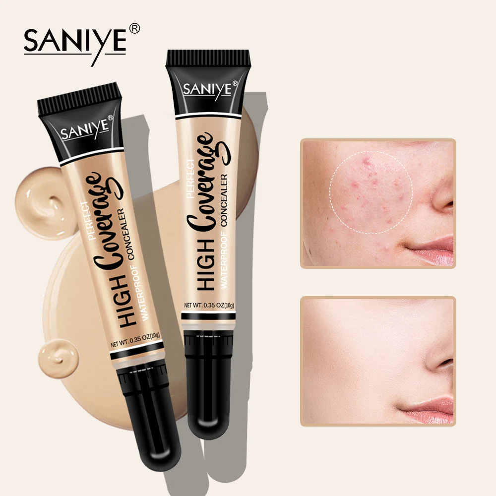 

SANIYE 12 Color Face Full Cover Makeup Concealer Liquid Foundation Waterproof Dark Circles Cream Concealer Stick R1072