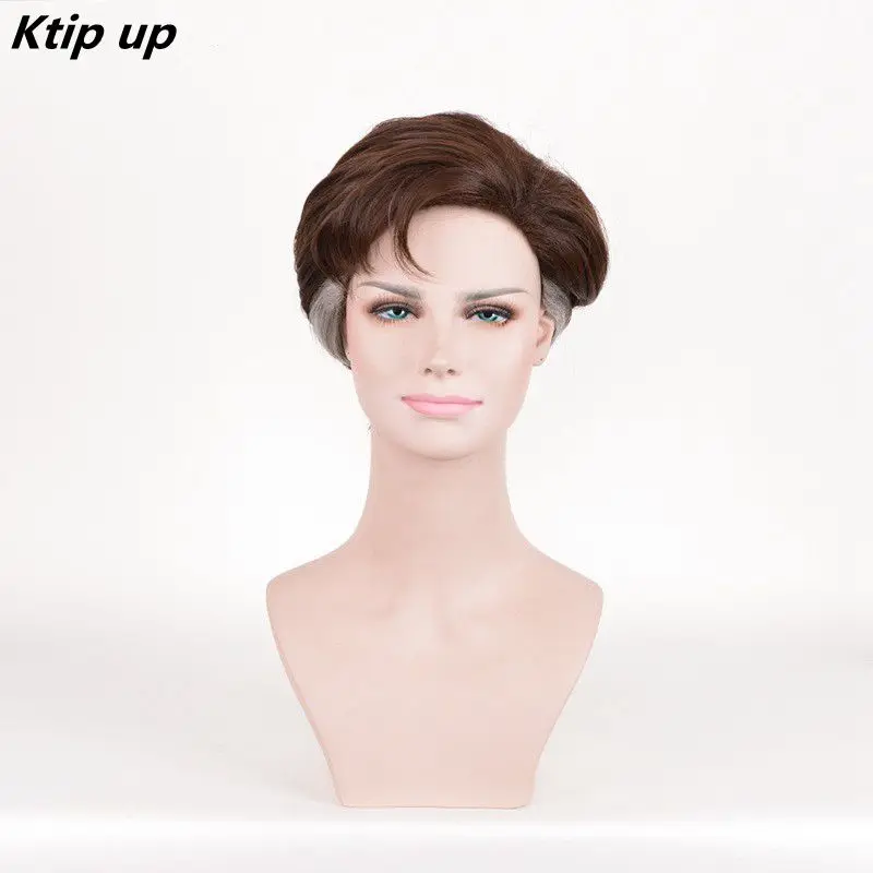 

Ktip Up Movie Doctor Strange Black Wig Comic-Con Cosplay Wig Dr. Stephen Strange Wig Costumes Benedict Role Play