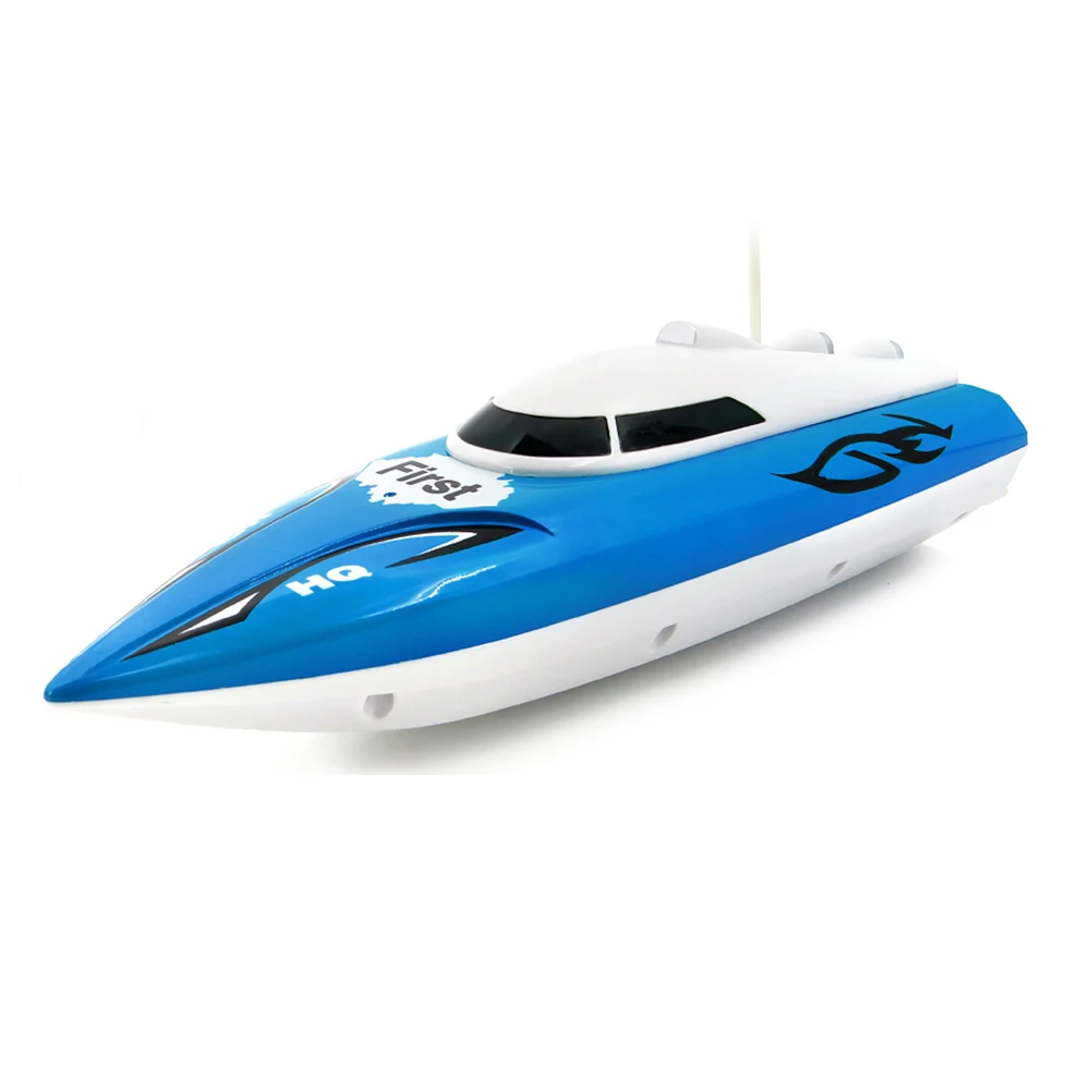 Flytec HQ2011-15A мини инфракрасное управление лодка супер скорость электрический RC Корабль игрушки - Цвет: Синий
