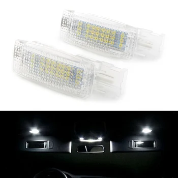 

2Pcs Car Interior Visor Vanity Mirror Lamp LED Light For VW Golf MK4 MK5 MK6 GTi Jetta Passat Beetle Polo Phaeton Tiguan Touran