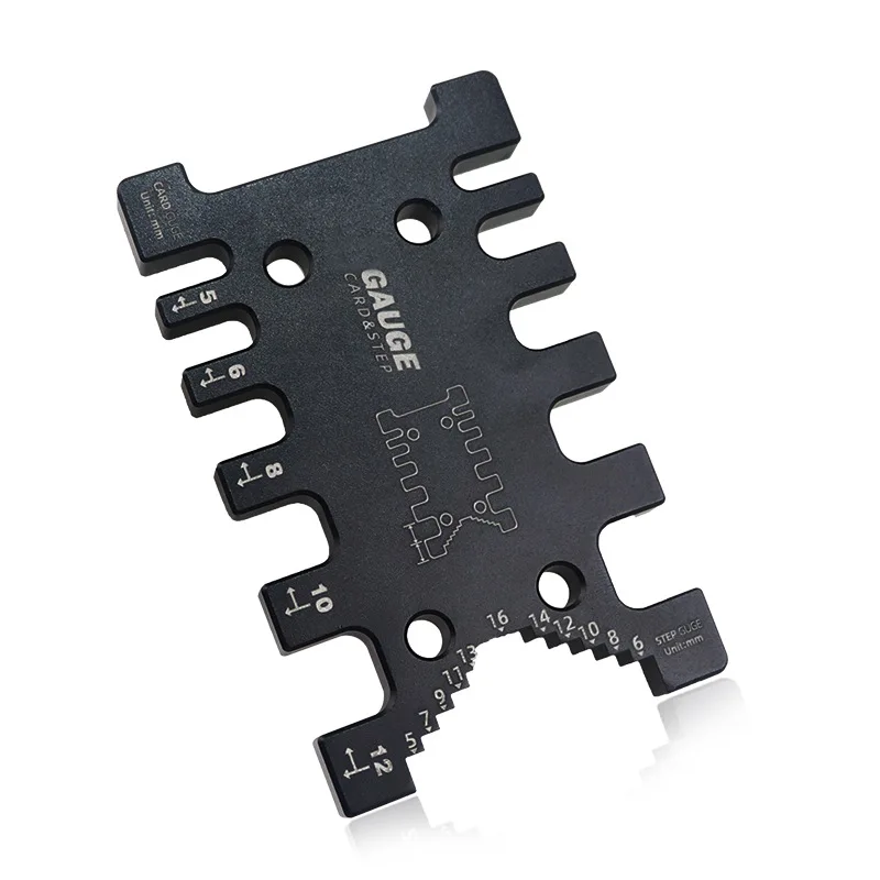 

Woodworking Tenon Gauge Metric/Inch High Precision For Router Table Saw Engraving Machine Carpentry Measuring Tool Backer Table