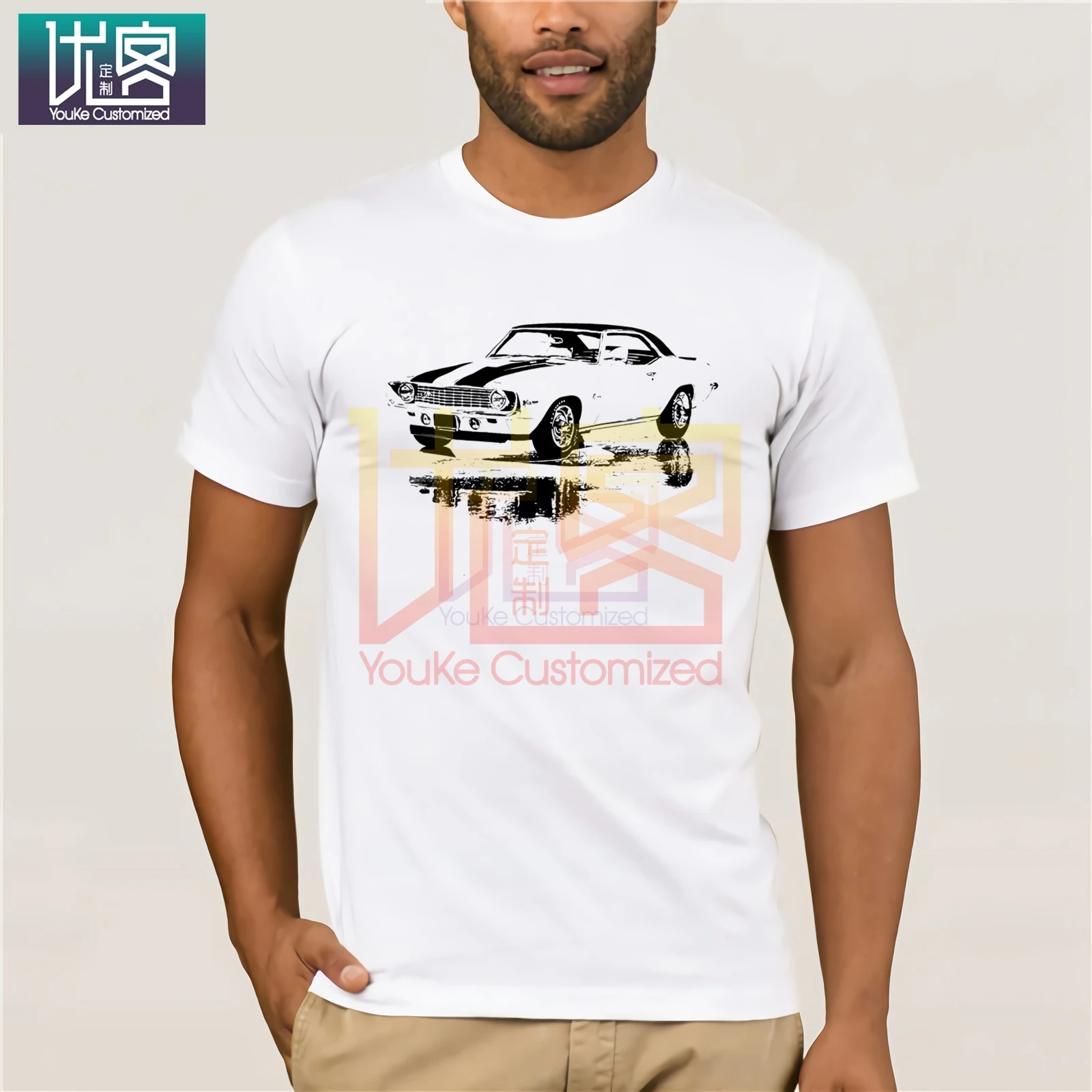 Летняя Стильная мужская футболка модель 2020 года мягкая CAMARO Z28 в американском