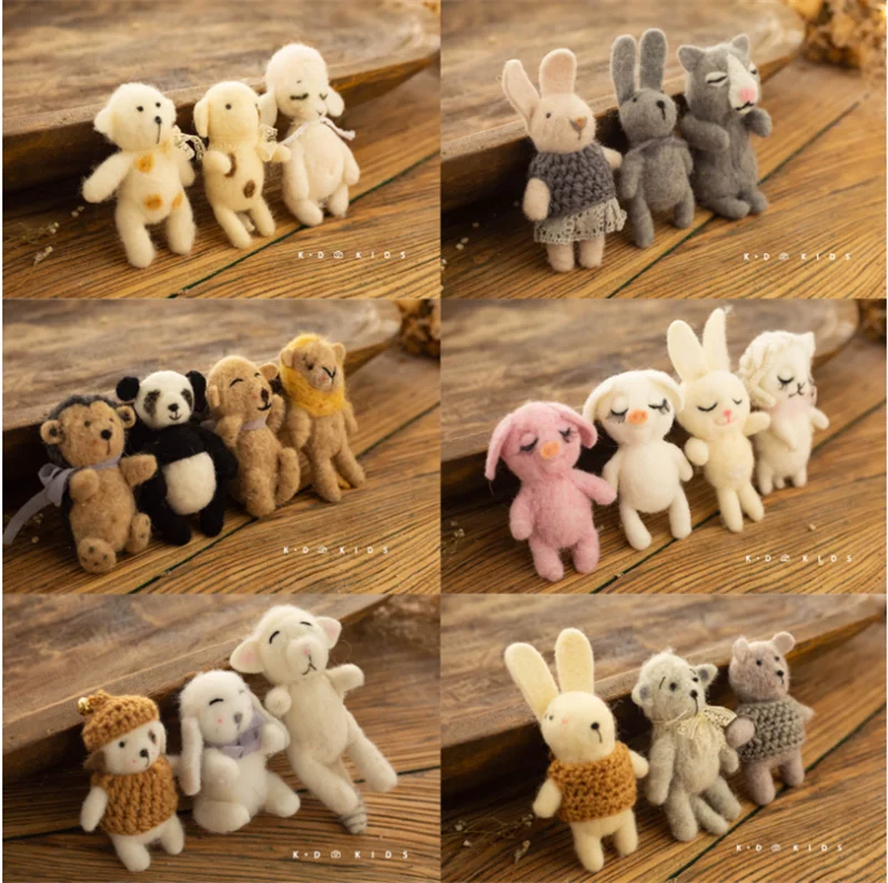 Photography-Props Fotografia-Accessory Newborn Cute Mouse Studio-Shoots Baby Dvotinst