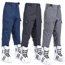 

Ski Pants Men Women Waterproof Windproof Ski Trousers for Male Female Winter Outdoor Warm Breathable Skiing Snowboard Pants