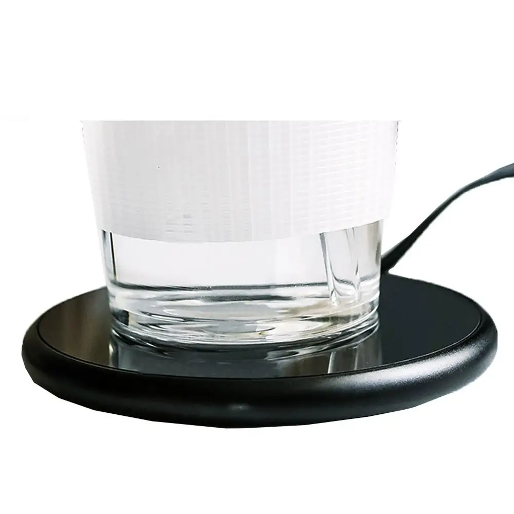 Hot USB Electric Powered Cup Warmer Heater Pad Hot Plate Coffee Tea Milk Mug Plug White Household Office Desktop Supplies