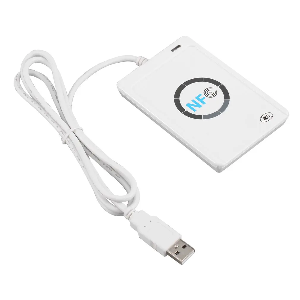 US $21.10 NFC RFID Contactless Smart Reader Writer Duplicator Writable Clone Software USB S50 1356mhz SDK 5pcs Mifare IC Card ACR122U