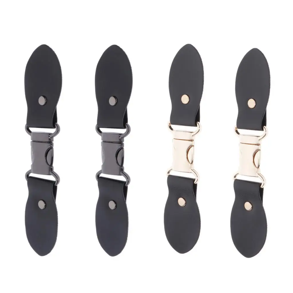 2 Pieces Sew on PU Leather Toggle Buttons DIY Clothing Accessories