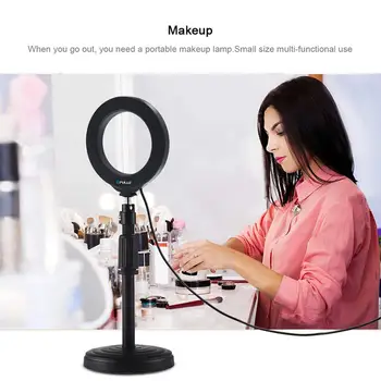 

Live Broadcast 4.7 Inches 12cm USB White Light LED Ring Record Photography Video Light Selfie Lighting Lamp Beauty Lighting Lamp