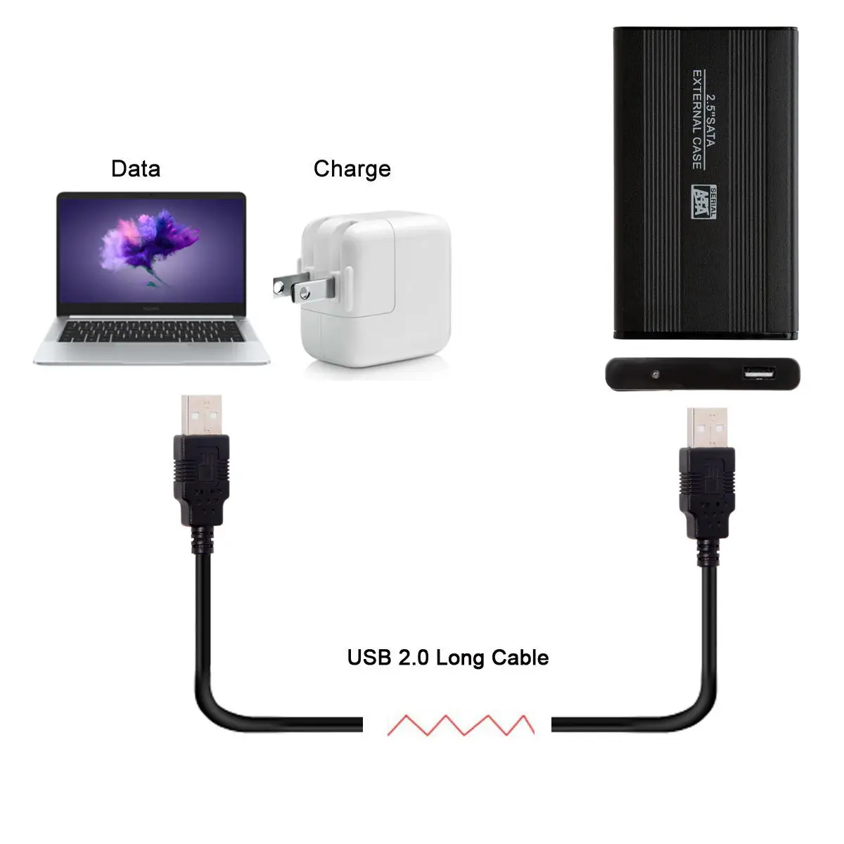8m 5m 3m usb type-A Male to USB 2,0 Male Кабель для передачи данных для жесткого диска, сканера и принтера