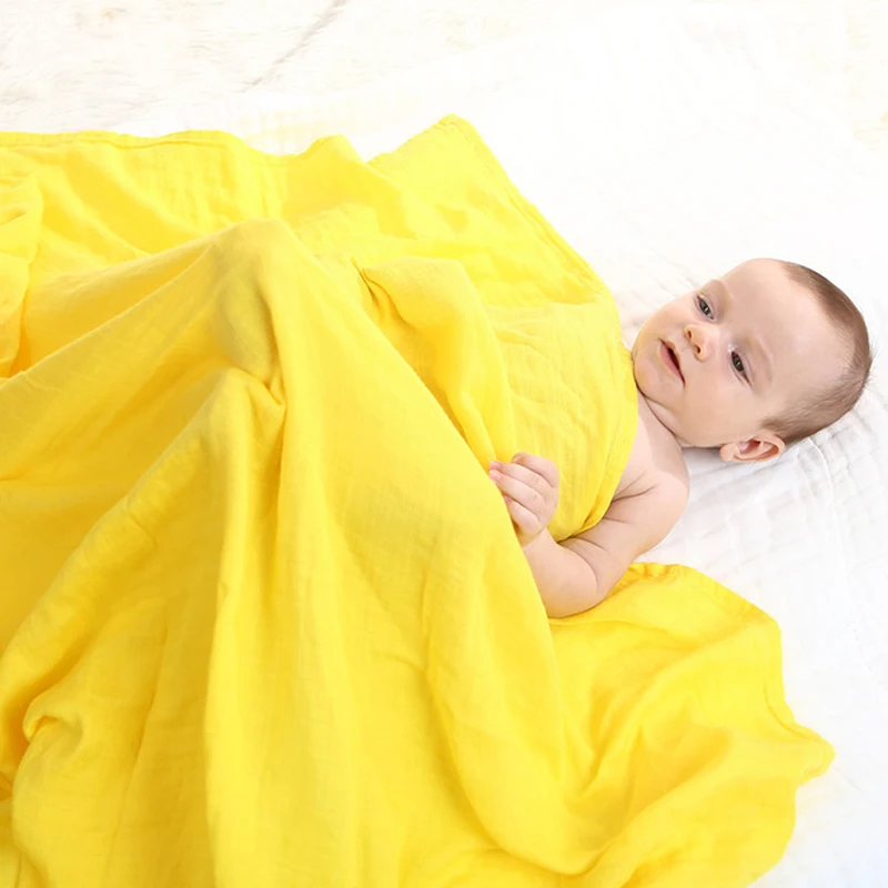 AAG Bamboo Muslin Baby Blanket Newborns Baby Bedding Blankets Swaddle Wrap Child Bath Towl Infant Nursing Breadfeeding Cover