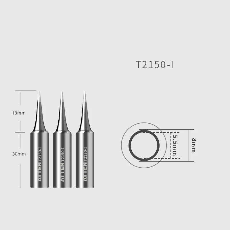 welding electrodes types ATTEN Original Authentic Tip for ST2150 ST-2150 ST2150D ST-2150D Soldering Iron Nozzle Welding Accessories lead free solder paste