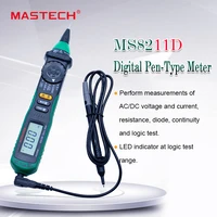 MASTECH MS8211DS Цифровой мультиметр ручка-тип метр Автоматический диапазон DMM мультитестер напряжения тока тестер логического уровня - изображение