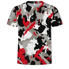 Aliexpress - 3D Camouflage Men’s T-shirt Casual Boys Short Sleeve Multi-Size Sports Fashion T-shirt Casual Loose Men’s T-shirt Top