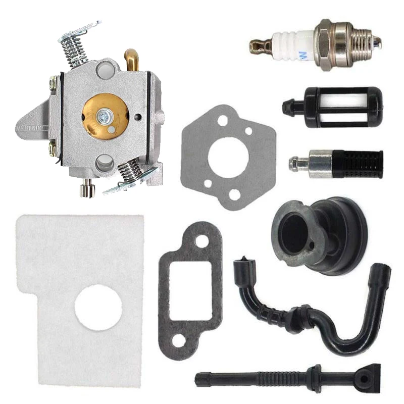 

Parts Carburetor kit Accessories Fuel line Spark plug Gasket For Stihl MS170 Chainsaw Durable