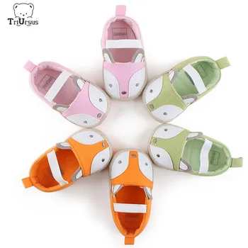 

Newborn Fox Cotton Fabric Pre walking No-Slip Baby Helloyaya Breathable Infant Toddler Prehobbler Cheap Price Baby First Walkers