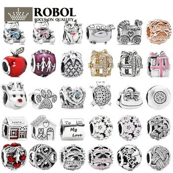 

PBD ZZ 29 Original 925 Sterling Silver Charm with Original Logo Fine Jewelry Tortoise Red Apple Charm AAAA Level Factory Making