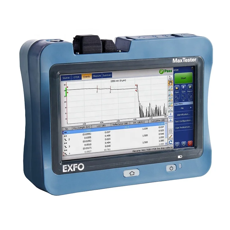 EXFO MaxTester MAX710B OTDR 1310/1550 30/28dB Integrated Touch Screen 0.1km~160km Optical Time Domain Reflectometer | Мобильные