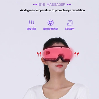 

Eye Massager Bluetooth Wireless Music Vibration SPA Electric Music Collapsible Air Pressure Heating Instrument Eye Massager