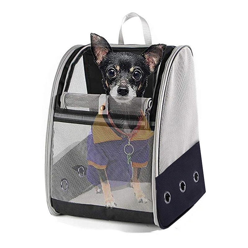 Складная портативная переноска для животных, Воздухопроницаемый рюкзак для переноски собак или кошек