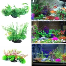 Artificial Underwater Plants Aquarium Fish Tank Decoration Green Water Grass Viewing Decorations Aquarium Fish Tank Accessories