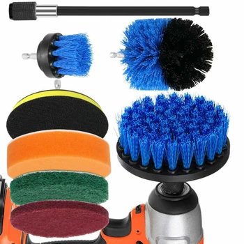 

Kitchen Car Bathroom Polishing Brush Drilling Scrubber Polish Cleaning Tool Kit