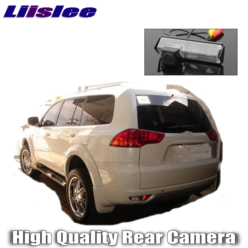 LiisLee Car Reversing image Camera For Mitsubishi Montero Sport Nativa Challenger 2015~2020 Night Vision HD Rear View back CAM fdh