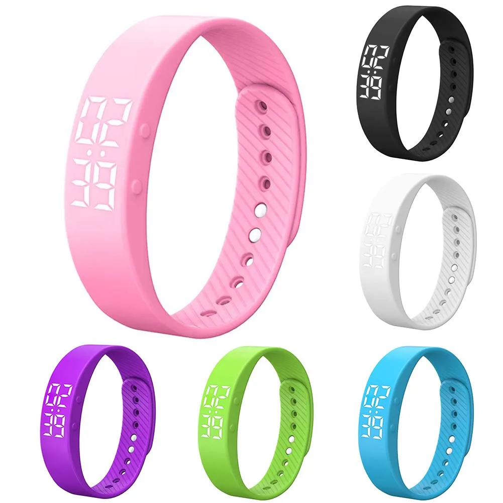 

Sleep Monitor Adjustable Sedentary Remind Message Step Counter Watch Alarm Wristband Smart Bracelet Waterproof Pedometer #5