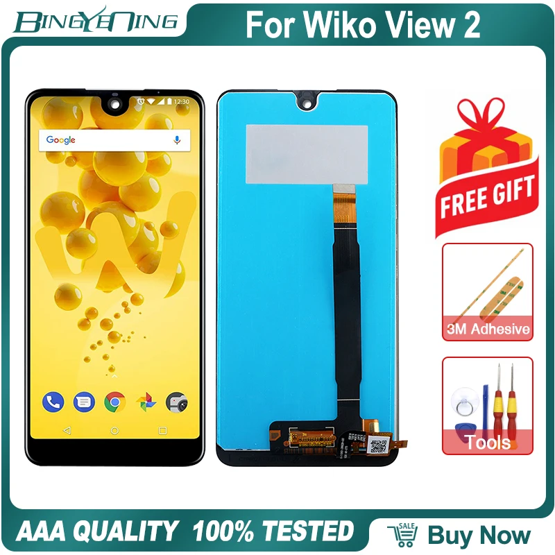 Для Wiko View 2 ЖК-дисплей и сенсорный экран дигитайзер с рамкой дисплей экран модуль аксессуары сборка Замена инструменты
