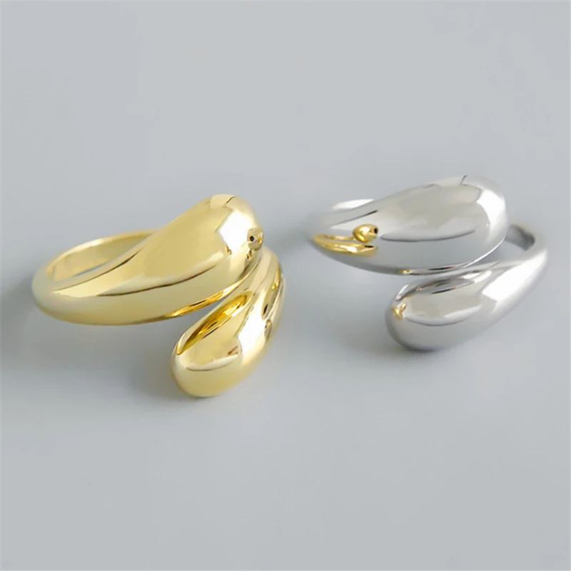 2020 Trends Pleased Large Big Hyperbole Tops For Women Smooth Drop Golden Wide Surface Bridal Sets Rings Rings Aliexpress