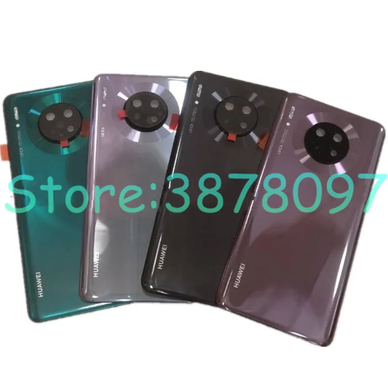 Чехол для huawei mate 30 mate 30, стеклянная крышка для батареи, задняя крышка, корпус, чехол для двери с камерой, стеклянный объектив