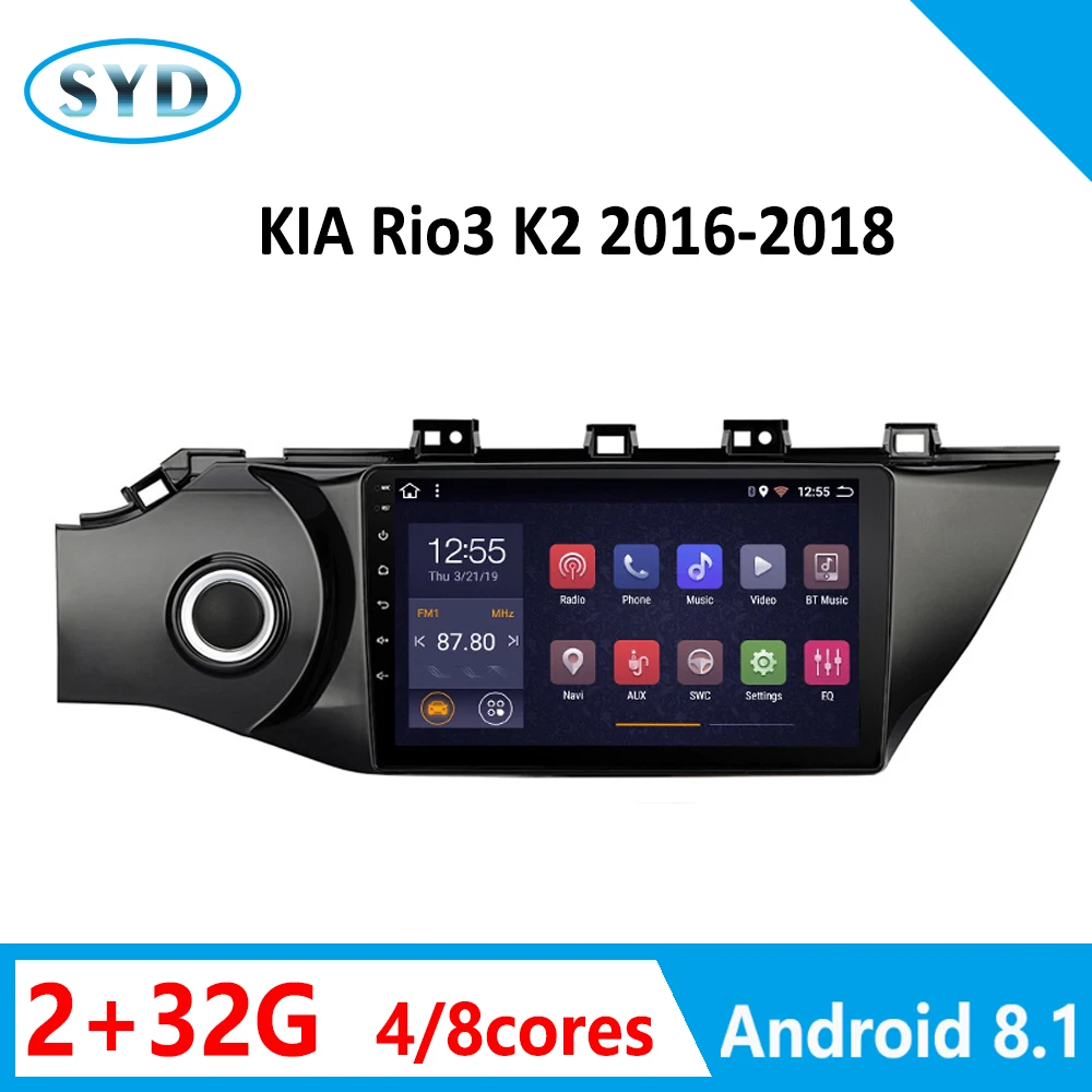 2G + 32G Автомобильный мультимедийный плеер для KIA Rio3 K2 2017 Авто Радио Видео DVD 10