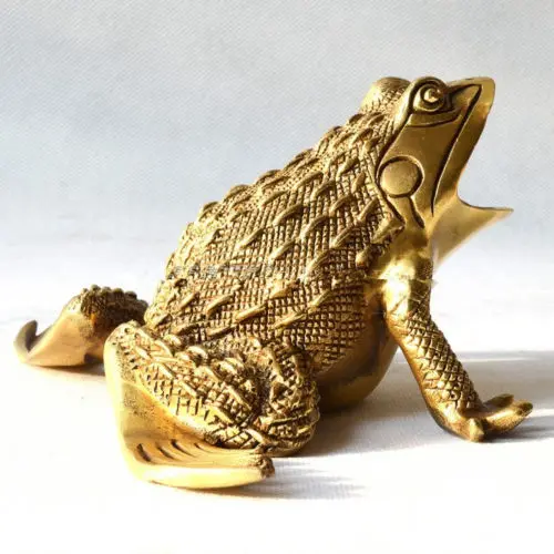 

New Pure copper frog furnishing articles prosperous wealth handicraft decoration