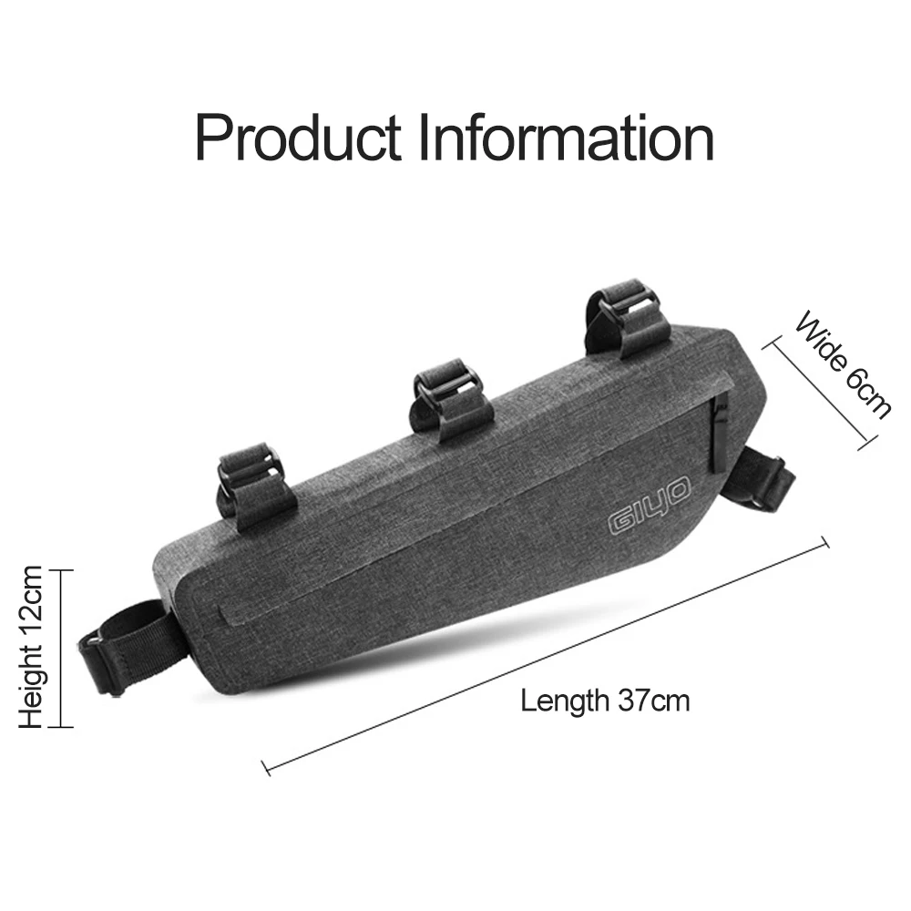 

GIYO Portable Waterproof Bike Triangle Bag Cycling Bag Saddle Bag Which Can Hang In Upper Front Beam Bycicle Accessories