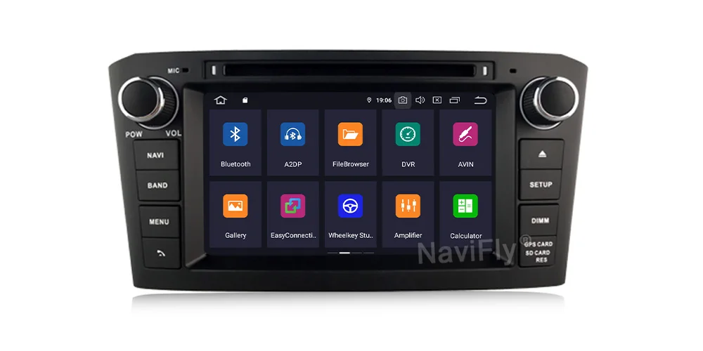 2 Din Android 9,0 авто gps навигации для Toyota Avensis T25 2003 2004 2005 2006 2007 2008 автомобильный dvd-радиоплеер