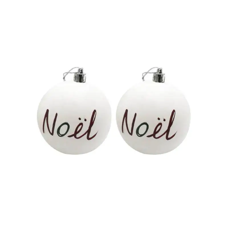 Christmas Tree for Home Shop Xmas Stars Tree Letter Hanging Decoration Printed Ball Christmas Ball Ornaments