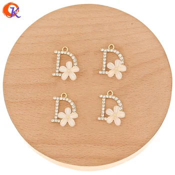 

Cordial Design 50Pcs 16*21MM Jewelry Accessories/DIY Connectors/Flower Shape/Hand Made/Rhinestone Charms/Earring Findings