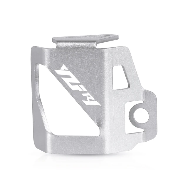 For yamaha YZF R1 YZFR1 YZF-R1M R1M 1998-2021 2019 2020 Motorcycle CNC Rear Brake Fluid Reservoir Cap Cover Guard Protector Part sliver