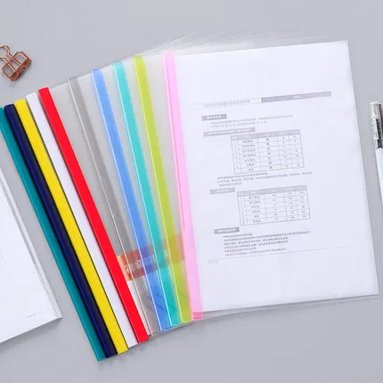 10PCS A4 File Cover Horizontal A4 File Organizer Spine Bar Report Cover Art Designs Drawing Paper Organizer Folders For School