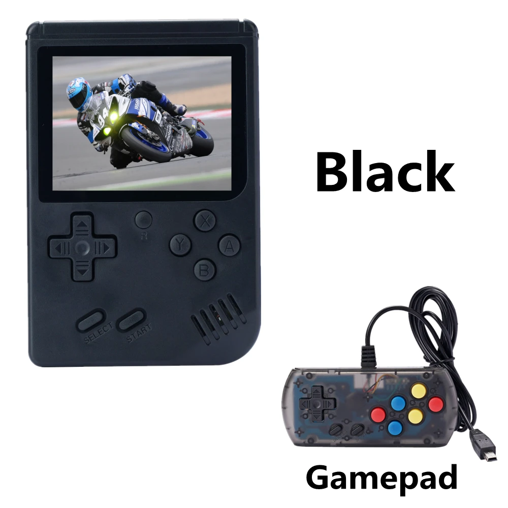 Portable Mini Handheld Video Game Console 8-Bit 3.0 Inch Color LCD Kids Color Game Player Built-in classic games 