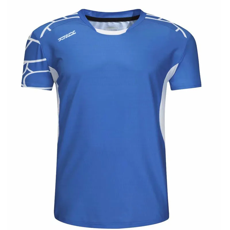 Новые мужские рубашки для бадминтона, рубашки для волейбола, теннисные рубашки wo для мужчин, футболки для настольного тенниса, быстросохнущие футболки для фитнеса и занятий спортом - Цвет: 11935 blue shirt