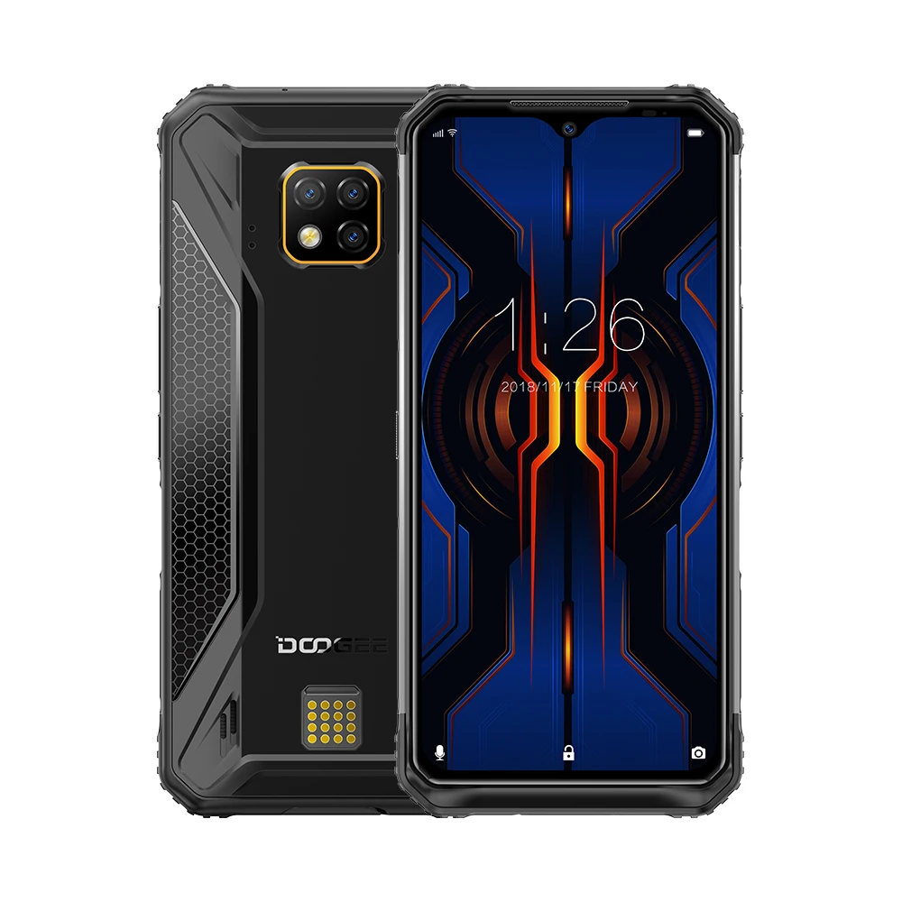 Прочный сотовый телефон DOOGEE S95 Pro 8 Гб 128 ГБ камера 48 МП IP68 IP69K 6 3 дюймовый экран 5150