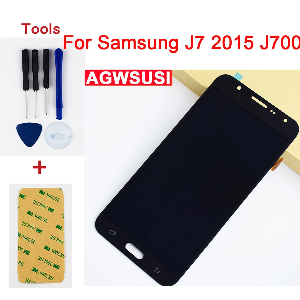 ЖК дисплей с сенсорным экраном и дигитайзером в сборе для Samsung Galaxy J7 2015 J700 J700F J700M